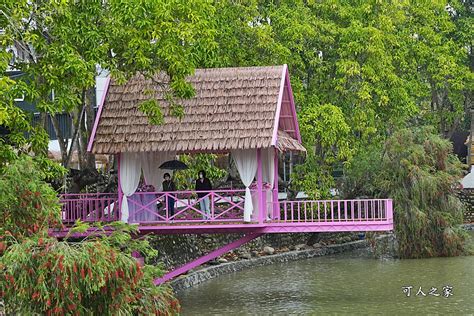 雲林南洋風水上屋|雲林景點》近水樓台湖畔森林咖啡．南洋風必拍景點，水上高腳屋。